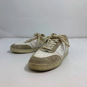 Loeffler Randall Women's Keeley Suede Leather Lace Up Low Top Sneaker Size 9